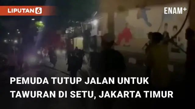 Beredar video viral terkait sekelompok pemuda tawuran. Kejadian ini berada di Jalan Raya Setu, Cipayung, Jakarta Timur. Sabtu (28/10/2023)