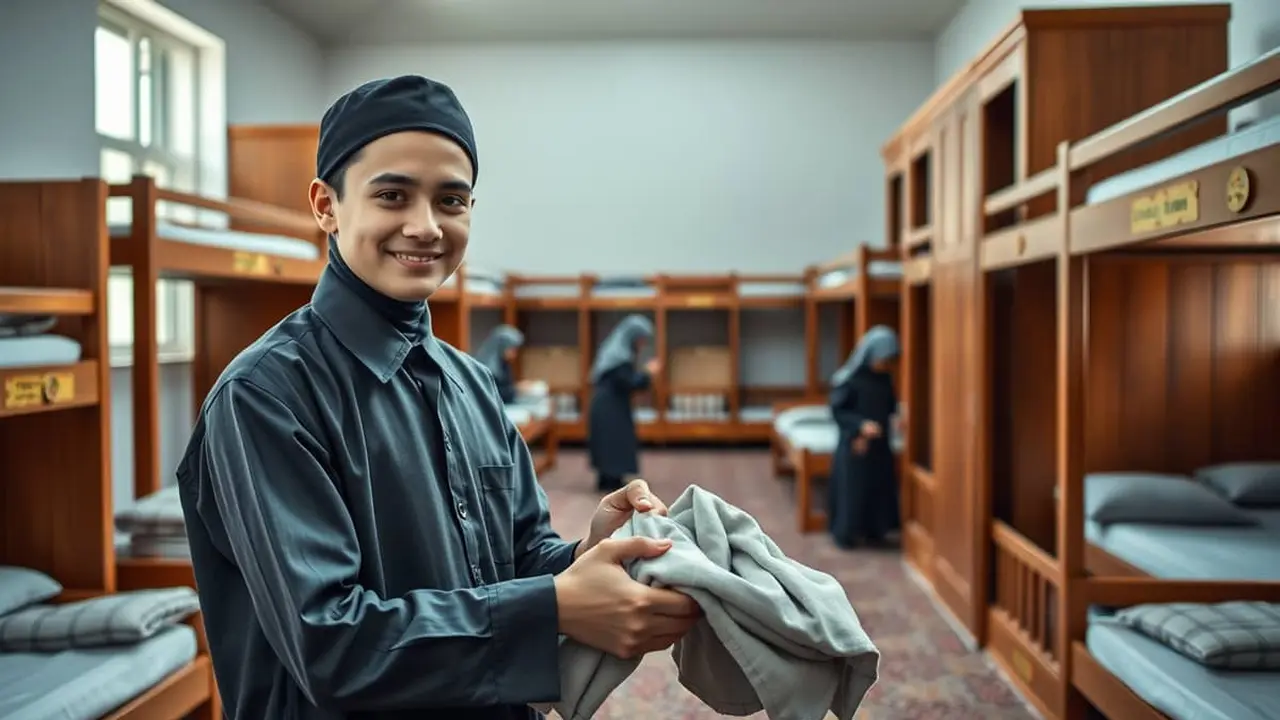 trik agar baju tidak hilang di pesantren