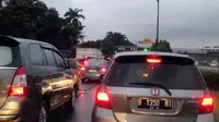 Sebagian Jalan Masih Banjir, Lalu Lintas Jakarta Padat Pagi Ini