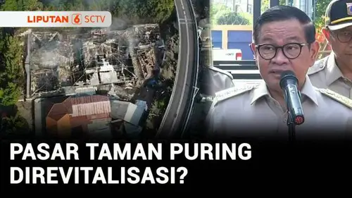  Pramono Janjikan Revitalisasi Pasar Taman Puring Pascakebakaran Hebat