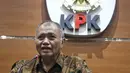 Ketua KPK Agus Rahardjo saat jumpa pers menyampaikan Penolakan pasal  Tindak Pidana Korupsi di gedung KPK, Jakarta, Selasa (5/6). Rencana penyertaan pasal Tipikor dalam RKUHP dapat melemahkan pemberantasan korupsi oleh KPK. (Liputan6.com/Herman Zakharia)