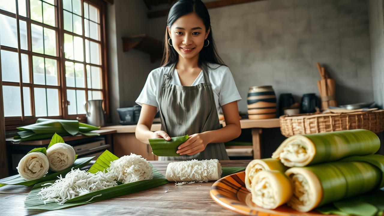 Cara Membuat Lontong Daun yang Lezat dan Praktis