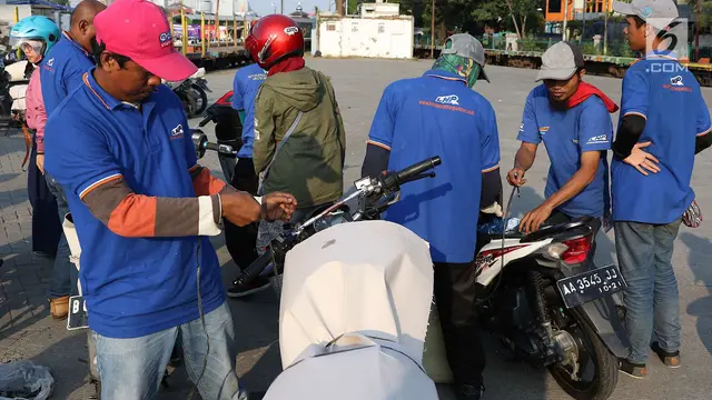 Mengintip Aktivitas Mudik Gratis Sepeda Motor
