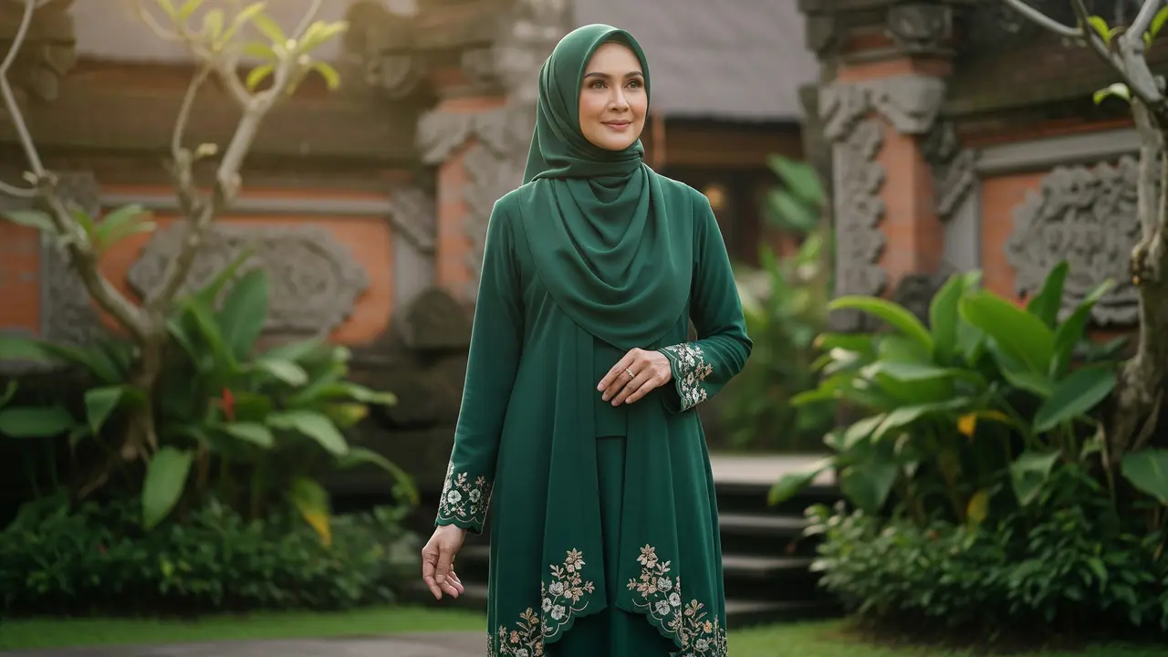 Jenis Bahan Gamis yang Nyaman untuk Usia 50 Tahun