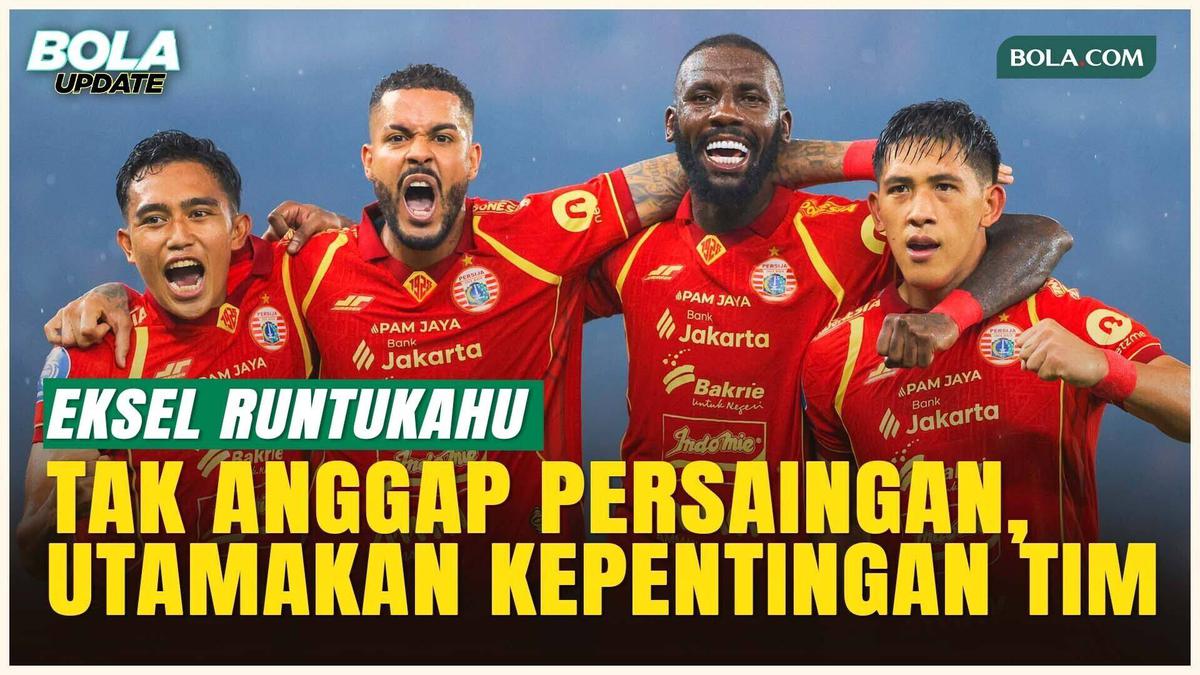 Eksel Runtukahu Santai, Tak Anggap Striker Persija Rival, Fokus Bawa Tim Menang