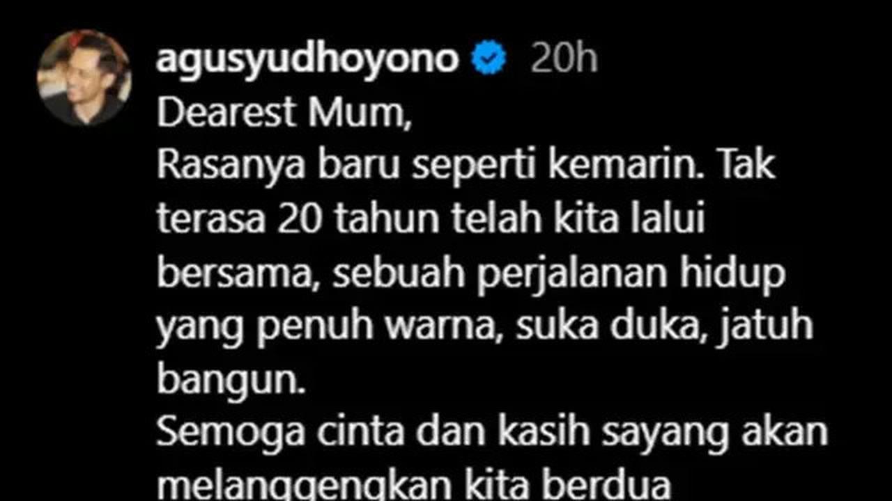 Gaya Annisa Yudhoyono dan AHY saat Rayakan Hari Pernikahan, Sederhana Tapi Berkelas