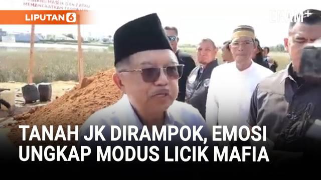Founder & Advisor Kalla Group, Jusuf Kalla (JK), ngamuk lantaran lahannya diklaim PT Gowa Makassar Tourism Development (GMTD). Lahan seluas 16,4 hektare itu terletak di depan Trans Mall, Jalan Metro Tanjung Bunga, Makassar, Sulawesi Selatan.