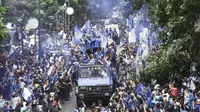 Pawai Persib Juara Jilid 2, Mengulang 'Deui' Haru-biru Tahun Lalu
