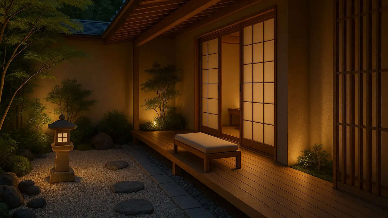 Model Teras Gaya Zen Jepang