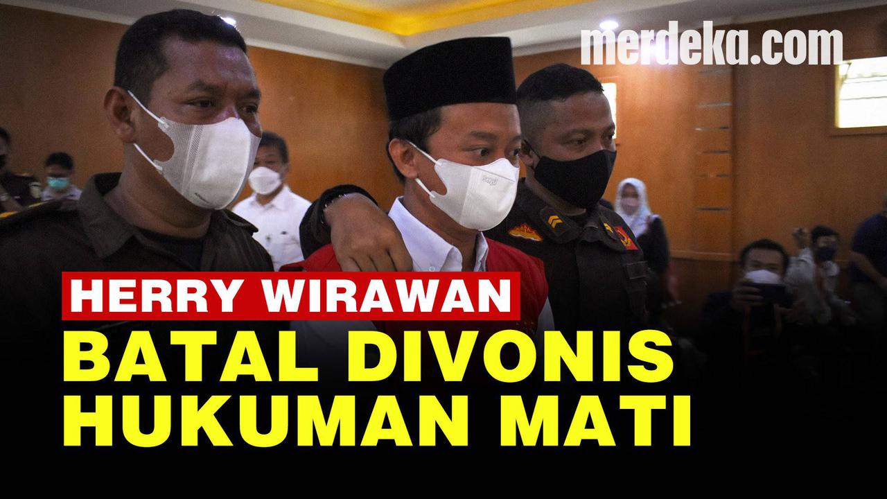 VIDEO: Reaksi Herry Wirawan Batal Divonis Hukuman, Hakim Putuskan Seumur Hidup