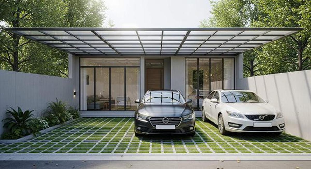 10 Inspirasi Desain Rumah Minimalis Carport 2 Mobil, Solusi Cerdas Lahan Terbatas