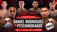 Live Streaming TRWS Rajadamnern 2025: Daniel Rodriguez vs Petchmorakot di Vidio