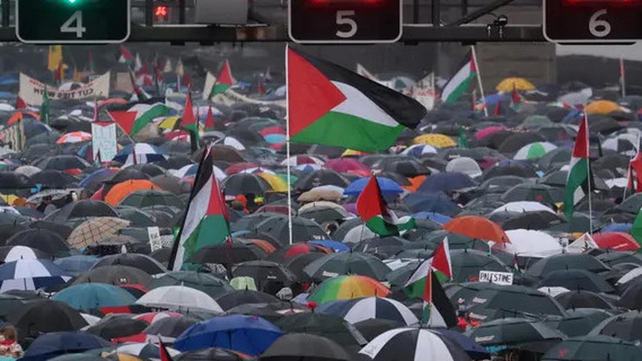 Ratusan Ribu Warga Australia Demo Besar-besaran Dukung Kemerdekaan Palestina