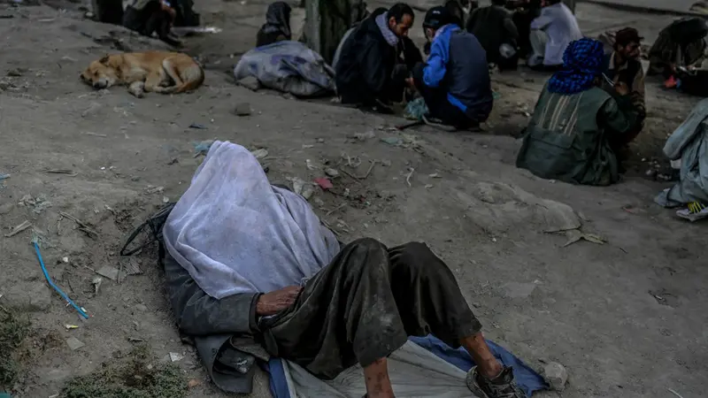 FOTO: Potret Para Pecandu Narkoba di Afghanistan