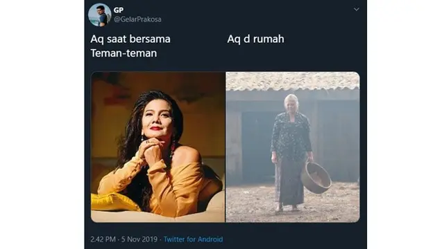 5 Foto Ekspektasi Vs Realita Christine Hakim ala Netizen Ini Benar Adanya