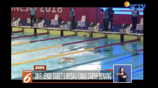 Jendi Pangabean, Atlet Renang Andalan Indonesia di Asian Para Games 2018