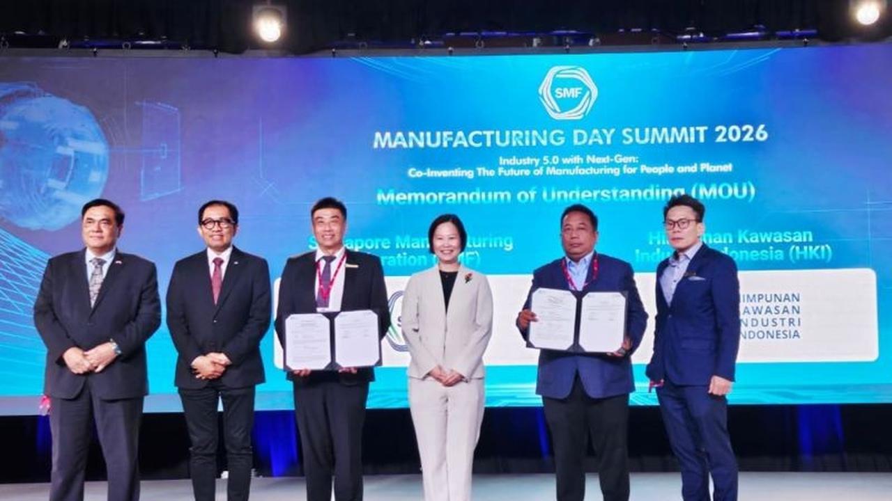 HKI dan SMF Perkuat Kolaborasi Kawasan Industri RI-Singapura Dorong Investasi Manufaktur