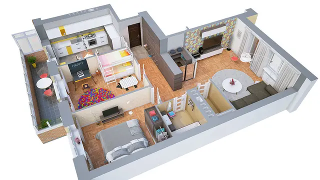 12 Desain Rumah Minimalis dengan 2 Kamar yang Paling Nyaman dan Cantik