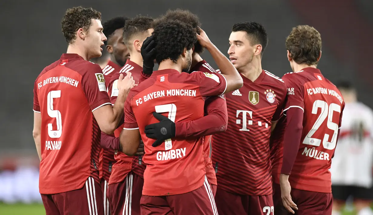 Skor 5-0 bertahan hingga laga usai. (AFP/Thomas Kienzle)