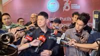 Raja Sapta Oktohari, presiden NOC Indonesia, saat perayaan 73 tahun NOC Indonesia