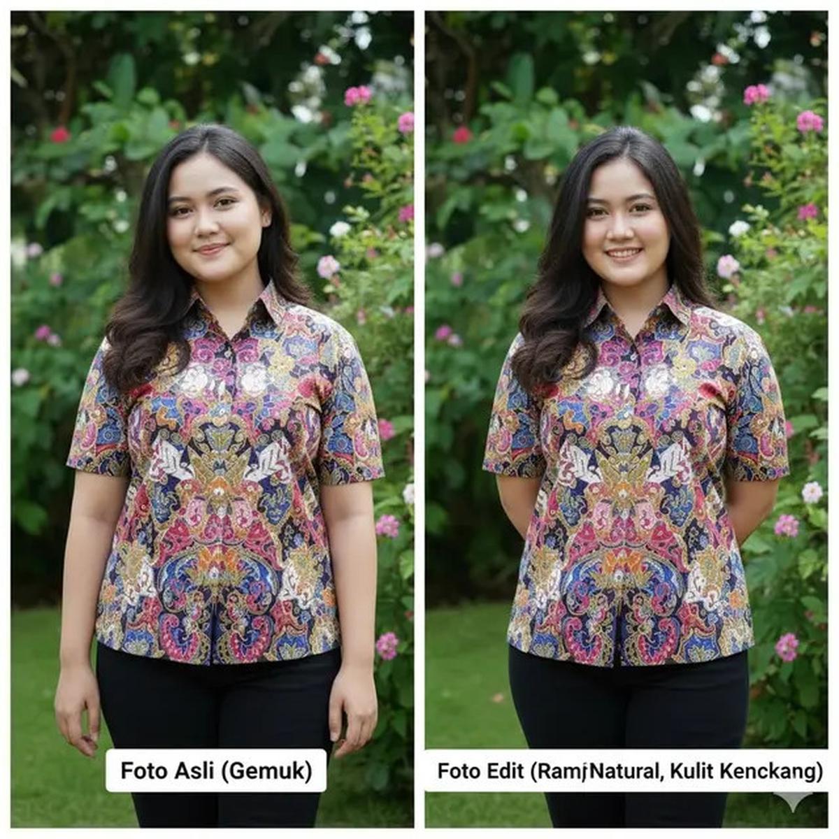 8 Prompt Gemini AI Edit Foto Jadi Kelihatan Kurus &amp; Natural, Hasilnya Realistis