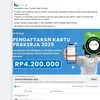 Cek Fakta: Tidak Benar Link Pendaftaran Kartu Prakerja 2025