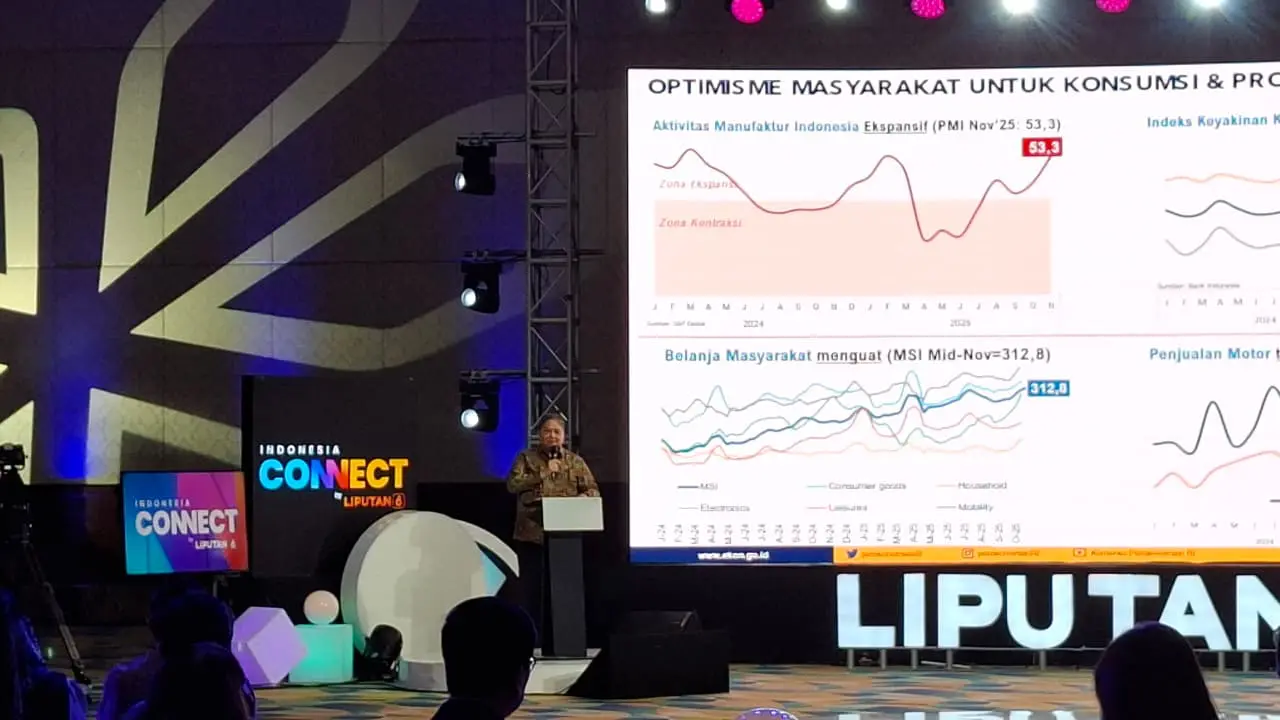 Menteri Koordinator Bidang Perekonomian, Airlangga Hartarto  dalam Indonesia Connect Outlook 2026