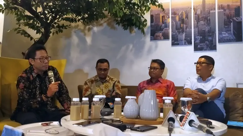 Ngobrol Santai Bareng Direktur Utama BEI Inarno Djajad, di Ruang Investology BEI, Jumat (13/3/2020).