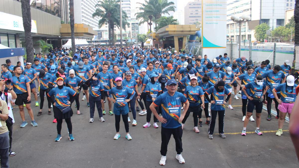 Mandiri Inhealth Gelar MI-FunRun 2025, Ajak Ribuan Peserta Hidup Sehat