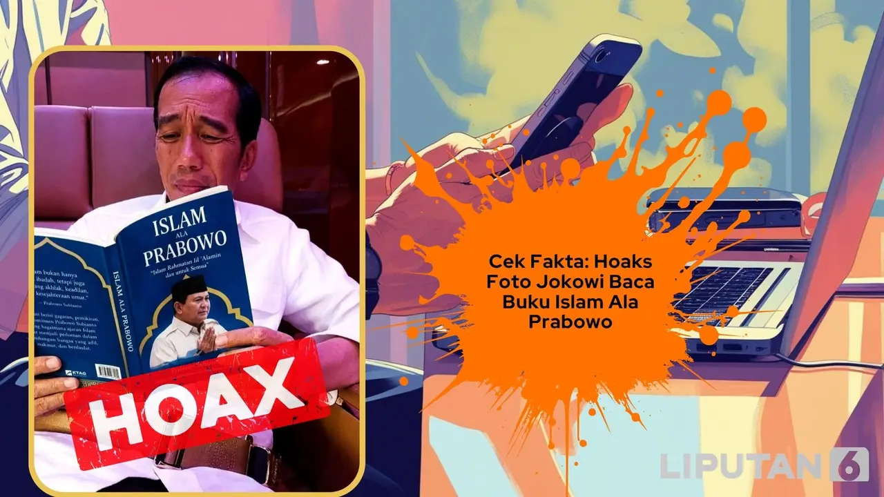 Cek fakta foto Jokowi baca buku Islam Ala Prabowo