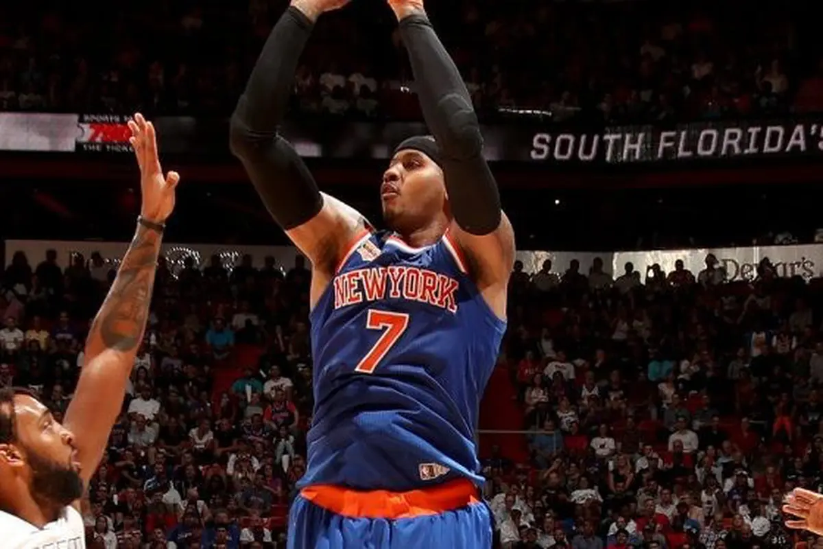 Forward New York Knicks, Carmelo Anthony.