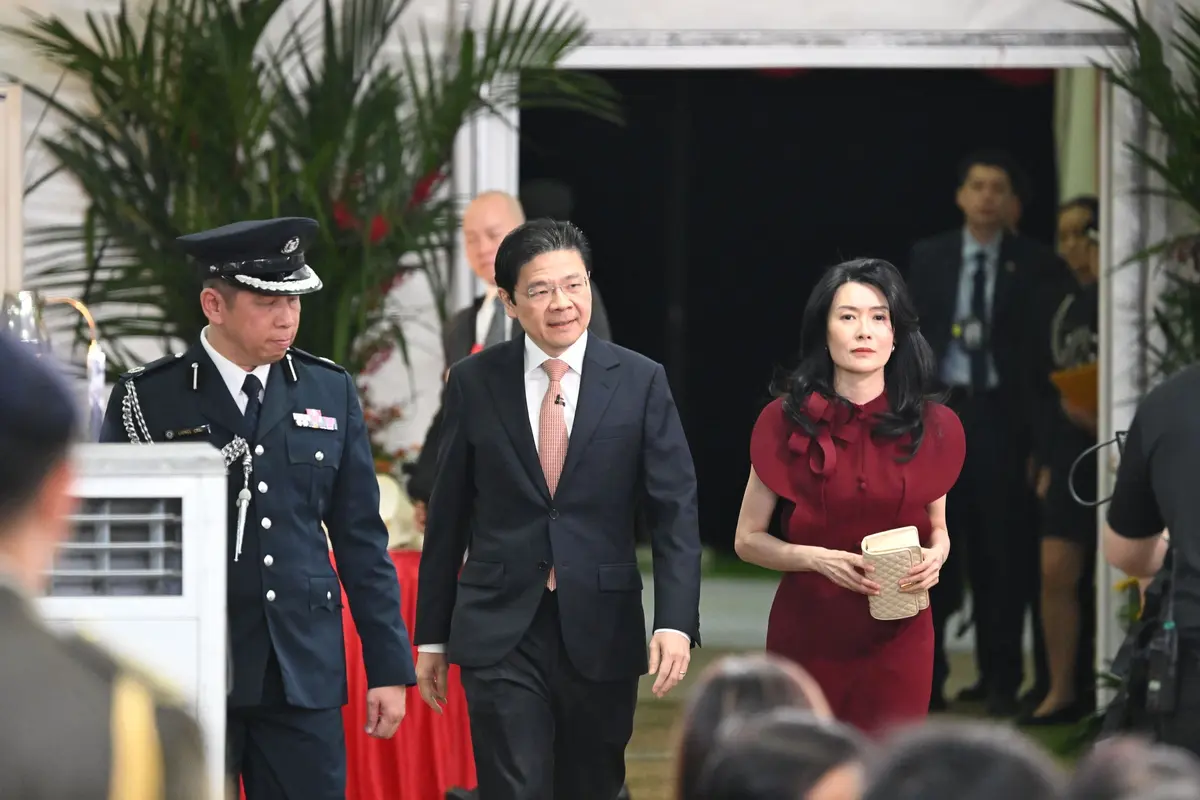 Gaya Elegan Istri PM Singapura Pakai Gaun Rp4,9 Juta Rancangan Desainer Indonesia, Peggy Hartanto