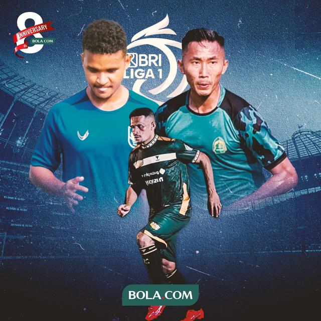 Liga 1 - Ricky Kambuaya. Miftah Sani dan David Rumakiek
