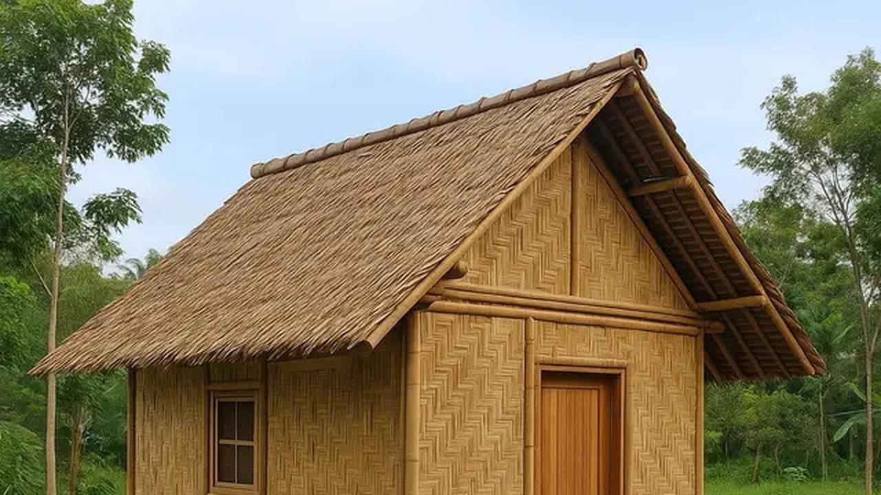 10 Model Rumah Kecil Tapi Cantik 4x6 Meter dari Batako dan Bambu, Inspirasi Hunian Sederhana 2025
