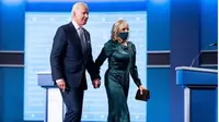 Gaya Busana Elegan Jill Biden Saat Dampingi Joe Biden Kampanye untuk Pilpres AS