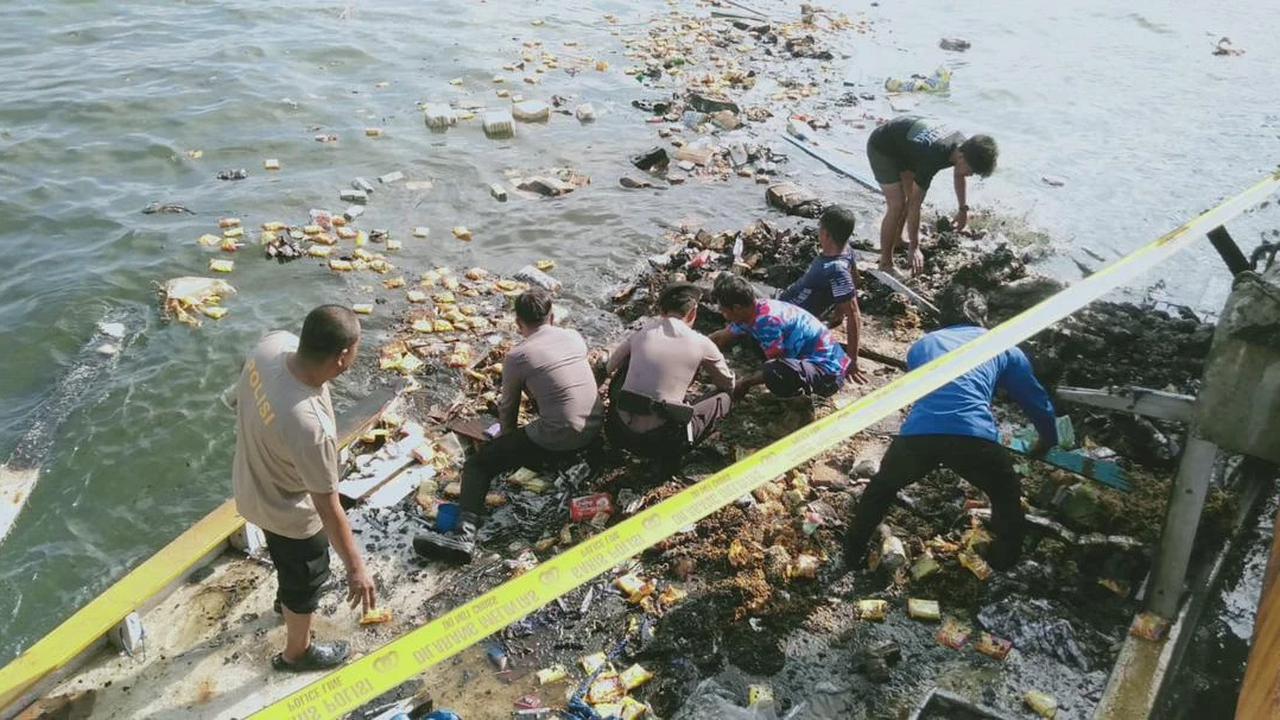 KM Citra Anugrah Meledak di Pelabuhan, Kapten dan ABK Meninggal