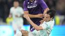 Fiorentina dan Inter Milan masih saling serang pada menit-menit akhir, akan tetapi tidak ada tambahan gol. (AP Photo/Andrew Medichini)