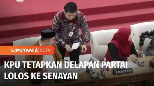 VIDEO: KPU: Ada 8 Partai yang Lolos Parlemen dari Hasil Pemilu 2024, Didominasi Golkar dan PDIP