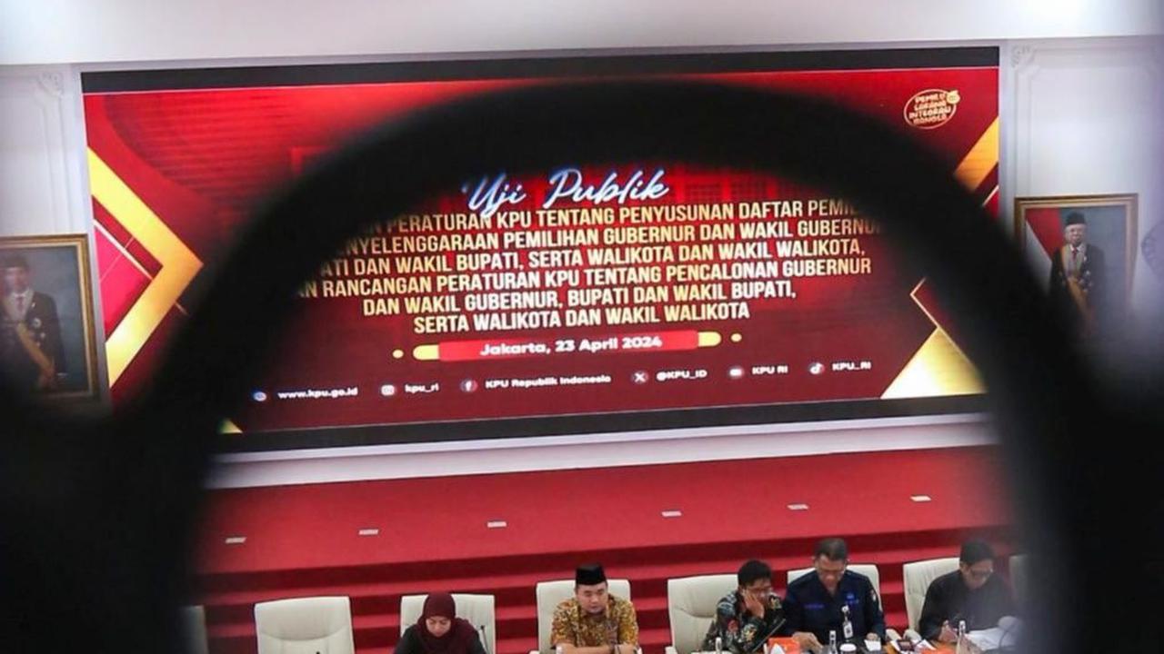 Uji PKPU tentang Pilkada tersebut dilakukan sebagai kesiapan penyelenggaraan Pilkada Serentak 2024 yang akan digelar pada 27 November 2024 mendatang. Foto: Liputan6.com / Angga Yuniar