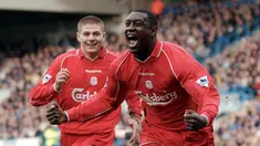 Tumbuh dan lulus di akademi Leicester, potensi Emile Heskey membuat manajer Liverpool Gerard Houllier dengan cepat mengontraknya pada tahun 2000 senilai £ 11 juta. Sempat dipertanyakan, ia akhirnya berhasil menjawab keraguan dengan mencetak 60 gol dalam 223 laga bersama The Reds. (AFP/Paul Barker)