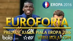 Ini dia prediksi juara Piala Eropa 2016 versi Bola.com.