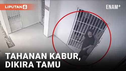 VIDEO: Dikira Tamu, Tahanan di Magetan Kabur dari Penjara