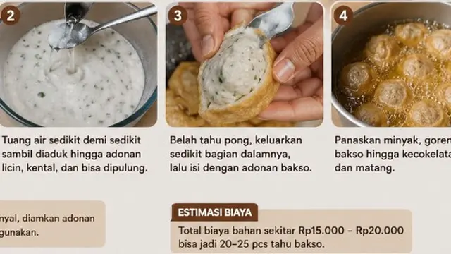 Cara Membuat Tahu Bakso Ekonomis Tanpa Daging (AI)
