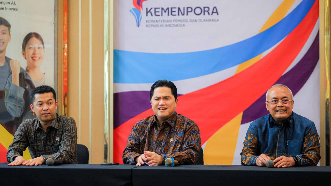 FOTO: Erick Thohir Cabut Permenpora Bermasalah, Siapkan Regulasi Baru untuk Olahraga Indonesia