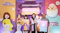 Sandra Dewi hadir pada acara peluncuran buku Hamil Tanpa Galau di Gramedia Matraman pada Rabu, 26 Juni 2019. Dalam kesempatan itu, Sandra Dewi bercerita soal kehamilannya (Foto: Liputan6.com/Febrianingsih Alamako)