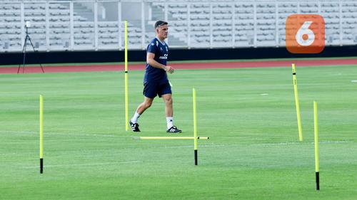 Timnas Indonesia sudah memulai latihan untuk persiapan menghadapi FIFA Series 2026. (Bola.com/M. Iqbal Ichsan)