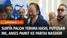 Pasca putusan MK dalam sengketa Pilpres 2024, Ketua Umum Partai Nasdem, Surya Paloh menyatakan putusan itu sudah final dan mengikat. Sementara itu, Capres nomor urut 1, Anies Baswedan langsung berpamitan kepada Surya Paloh dan Partai Nasdem yang tela...
