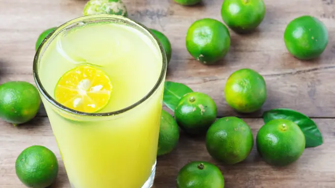 jeruk peras minuman nipis lemon songkit calamansi