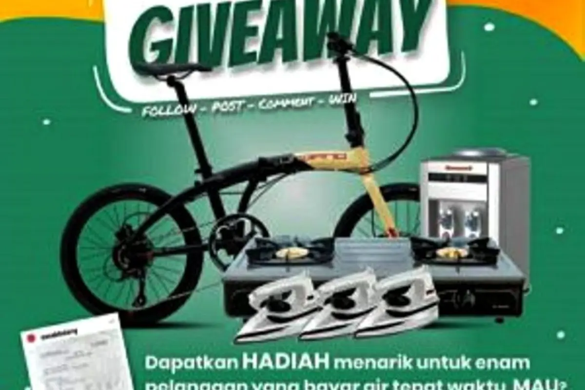 Mau Dapat Sepeda Lipat dari PDAM Kota Bengkulu? Ini Syaratnya