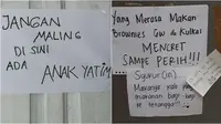 Peringatan kos-kosan (Sumber: X/fasekrisis)